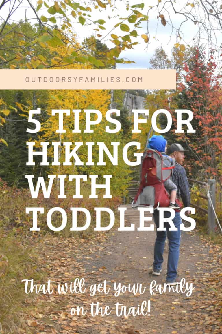 Five tips for hiking with toddlers